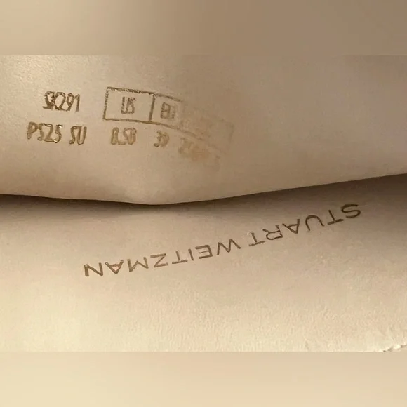 Stuart Weitzman Flared Block Heel Brown Suede Knee Boots $895 8.5 B - Picture 6 of 7